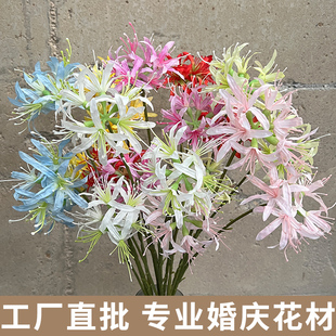 仿真花彼岸花曼珠沙华风雨兰石蒜兰古风摄影道具家居摆放美陈造景