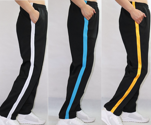 春秋季藏蓝色一道粗条学生校服裤