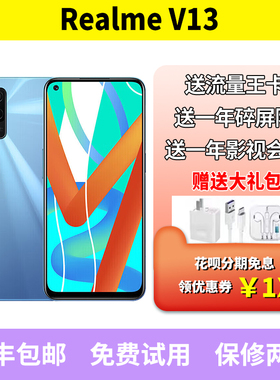 Realme/真我 V13 5G全网通 大电池大内存长续航高清拍照智能手机