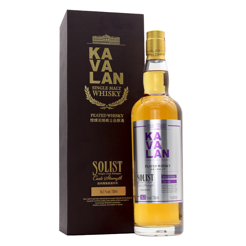 噶玛兰独奏烟熏单一麦芽威士忌