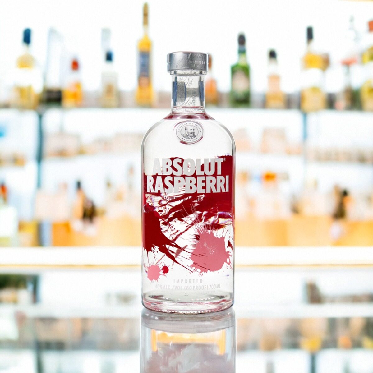 经典绝对伏特加vodka覆盆莓味洋酒鸡尾酒瑞典进口洋酒700ml正品