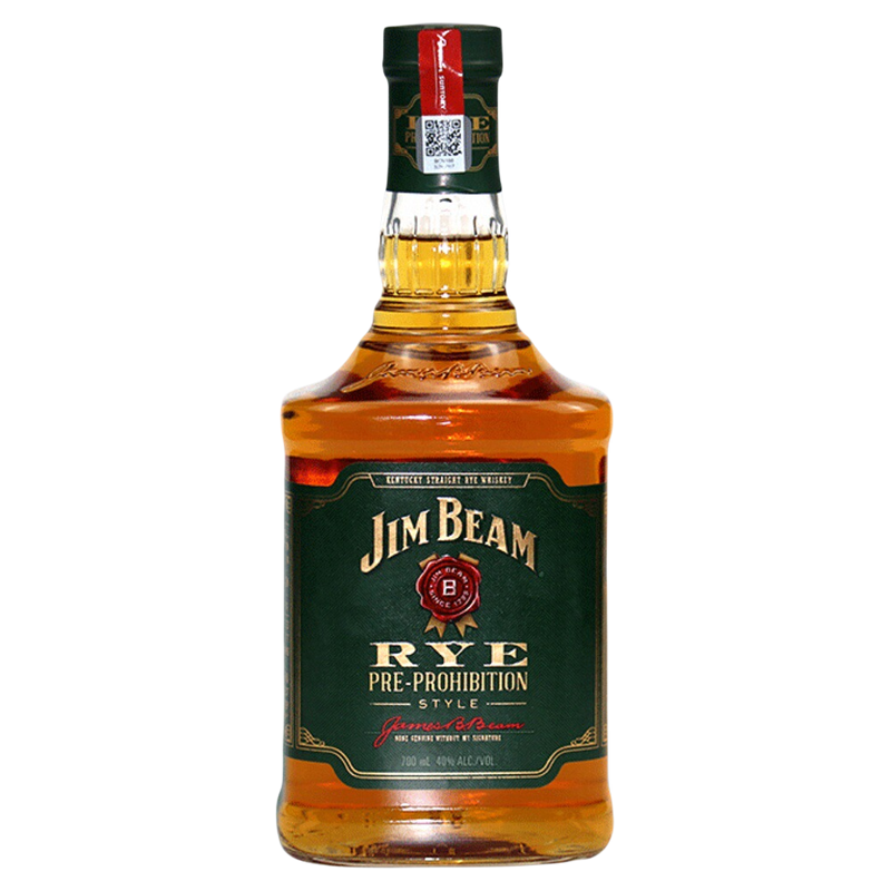 JIM BEAM RYE金宾占边黑麦波本威士忌美国肯塔基原瓶进口绿标洋酒