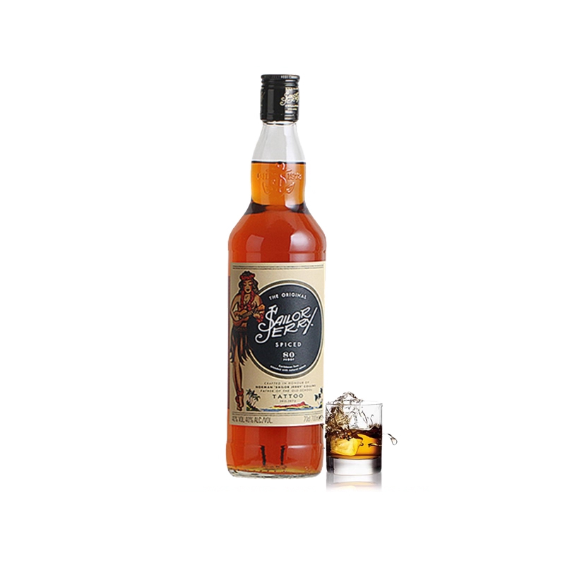 Sailor JerryRum 杰瑞水手朗姆酒700ml鸡尾调酒基酒英国进口洋酒