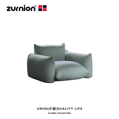 zurnion创意设计师家具 marenco 1-seater sofa懒人单座布艺沙发