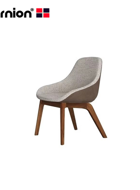 zurnion创意设计师家具morph dining chair变形椅实木会客餐椅