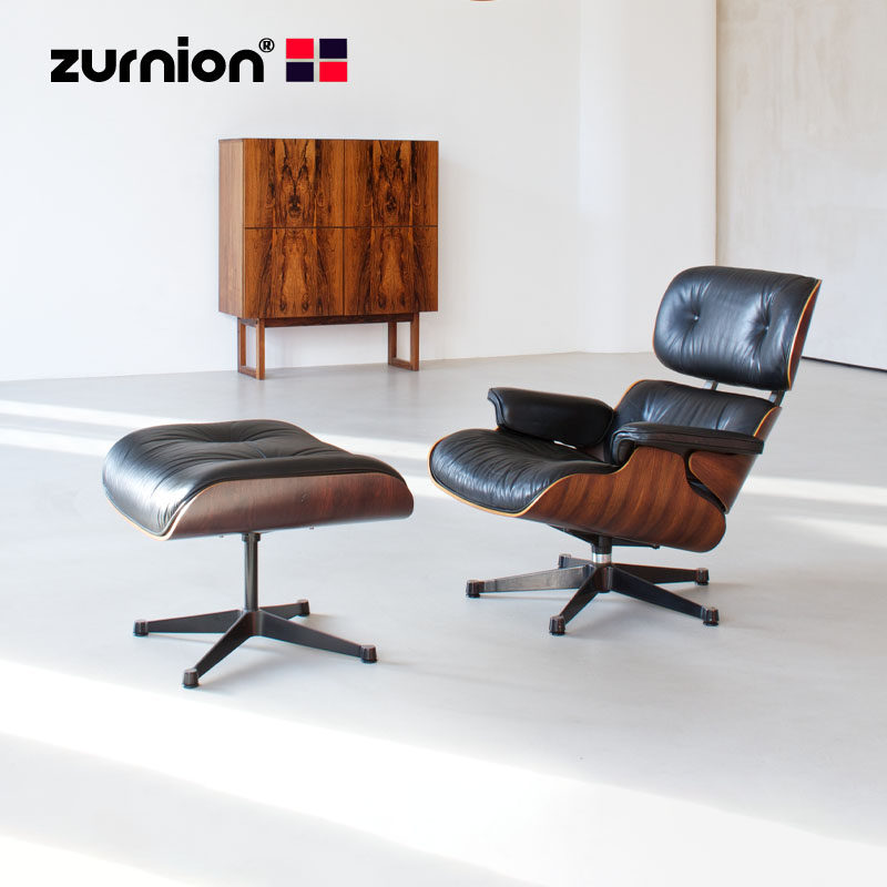 ZURNION创意设计师家具Ray eames loung chair高端伊姆斯休闲躺椅