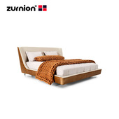ZURNION精品设计师家具Cama Musa bed现代豪华私宅别墅卧室主人床