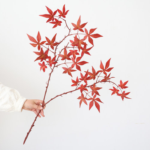花千韵仿真枫叶造景树枝装饰好物