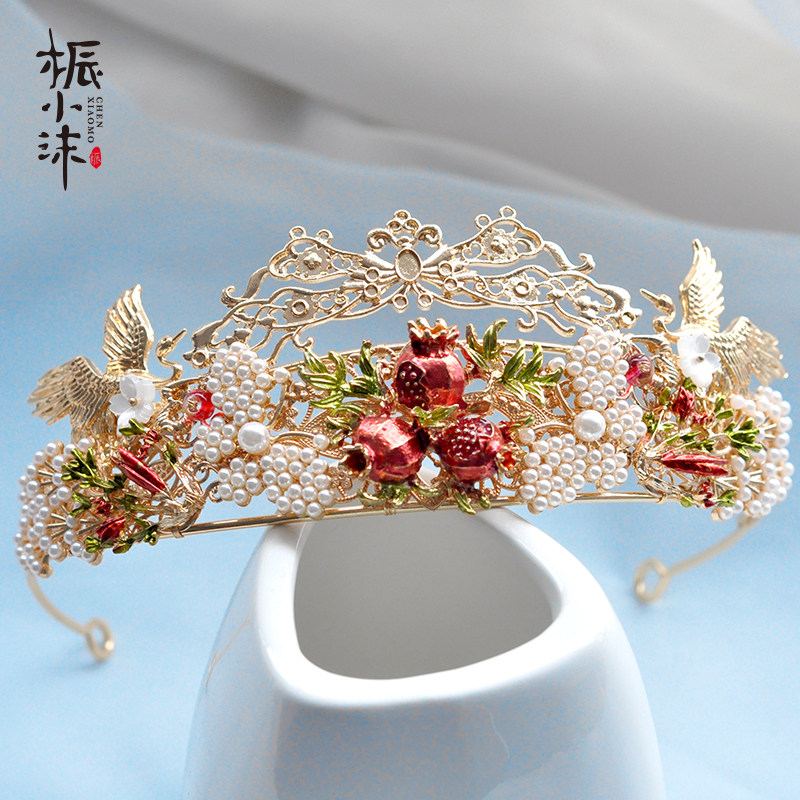 diy材料包发簪桭小沫如萱发冠古风发饰民族风元宵头饰石榴婚嫁年,饰品/流行首饰/时尚饰品新,其他DIY饰品配件,淘宝优惠券,粉丝福利购,淘宝优惠卷