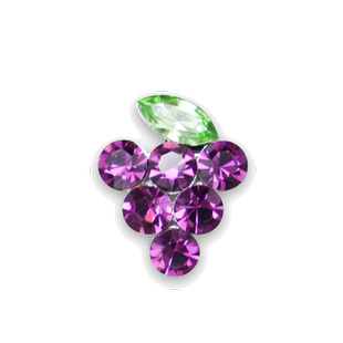 Popits人字拖专用配饰葡萄系列