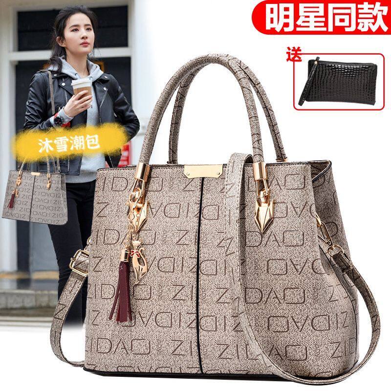 女士手提包2025新款时尚冬季女包大气斜挎包简约百搭单肩大包包潮