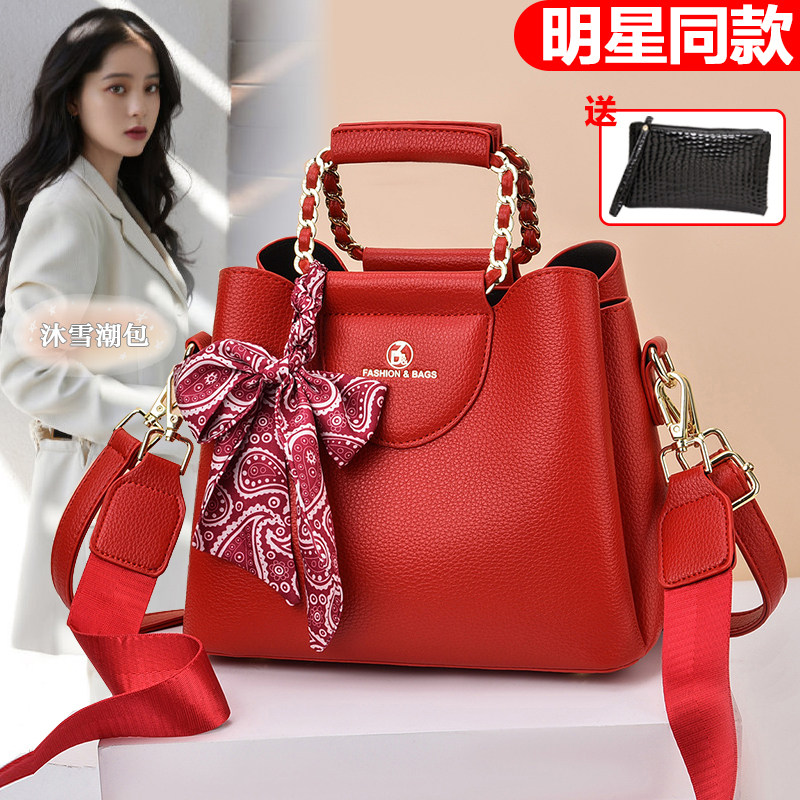 高级质感手提包2026新款夏季潮时尚女士包包洋气大容量单肩斜挎包
