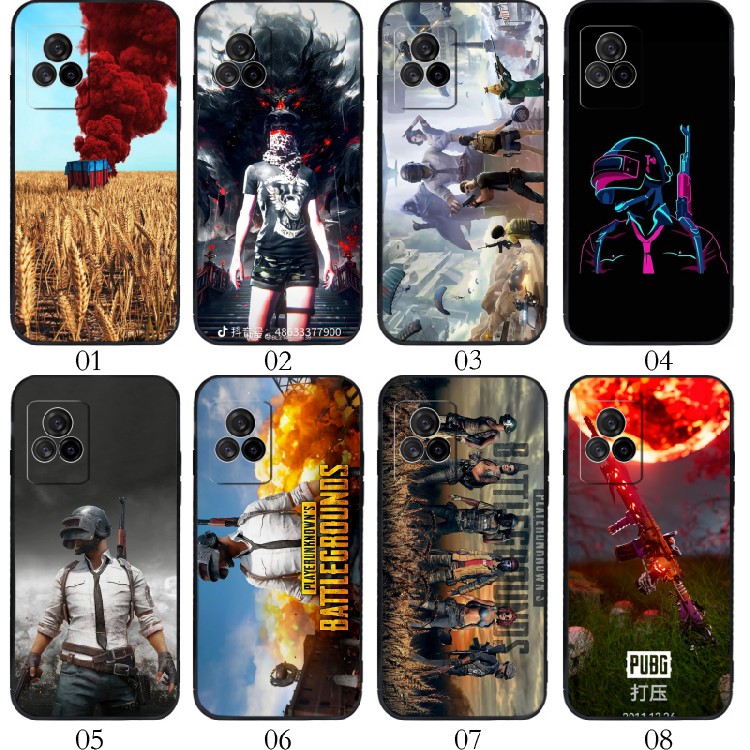 PUBG 适用vivo?Y31s/S7/X60/Y52s/S9/iQOO 7/U3/红米 K60E/K50 Pro/K40S/Civi 1S手机壳