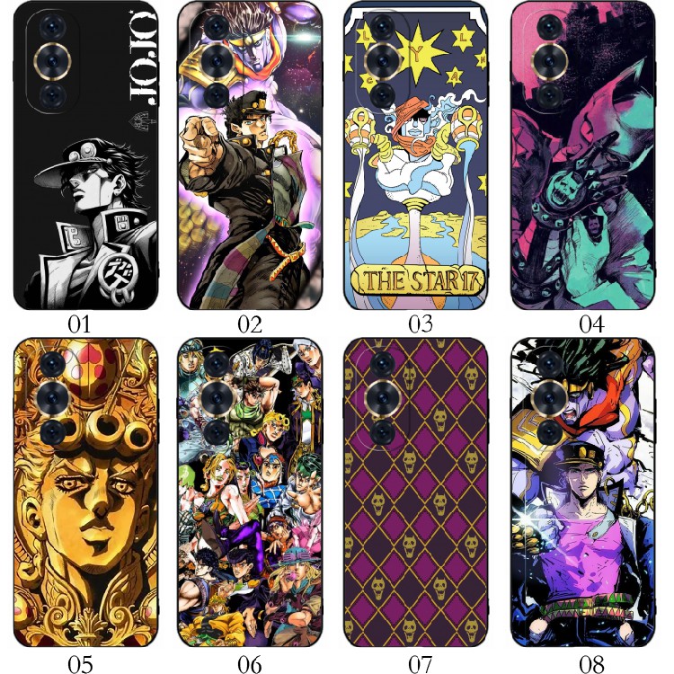 jojo 奇妙冒险 适用 华为 畅享70/10 Pro/11 Ultra/nova 12/P60 Art/荣耀90/80/Reno 10/Y70 Plus/手机壳