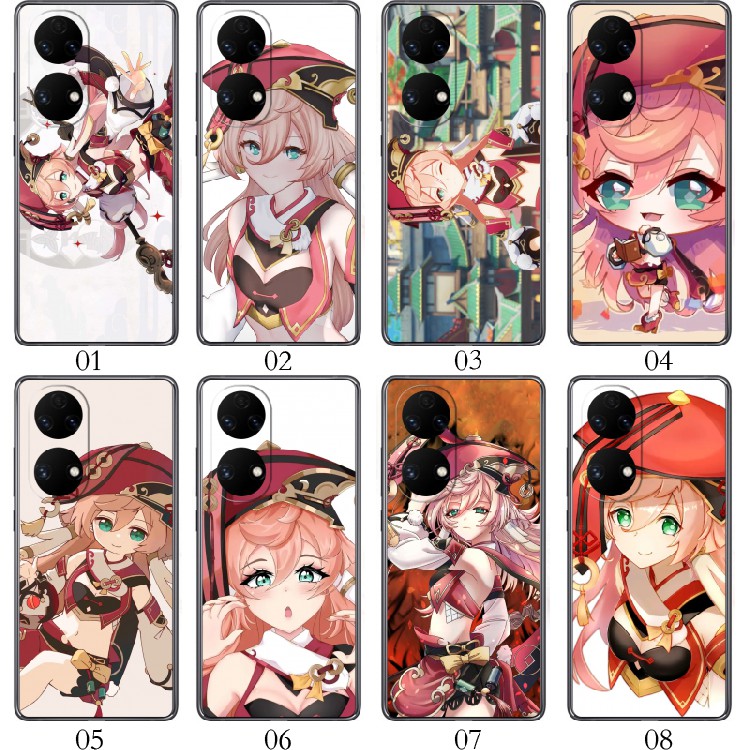 原神 烟绯 适用 荣耀90/Pro/80/SE/70/+/60/50/X50i/X40i/V40轻奢版/X30i/X30 Max/30/Play 7T/6c/5/4手机壳