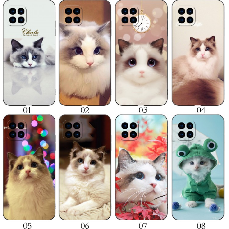 布偶猫 适用 一加 10 Pro/5T/荣耀 Play5/Ace竞速版/X30i/畅玩20/30/畅享50Z/麦芒A20/10SE/realme手机壳