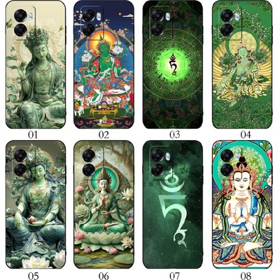 绿度母 适用OPPO Reno 11/7 SE/8/9 Pro+/A57/K10/A2/A1/A58x/A36/vivo S15e/S17e/Y77t/Y77e/Y78m手机壳