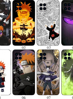火影忍者晓 适用 OPPO A92/A53 5G/Reno4 SE/A72/A15/A35/realme/V13/V3/V11/V11S/Q3/Q3i/iPhone/viv手机壳