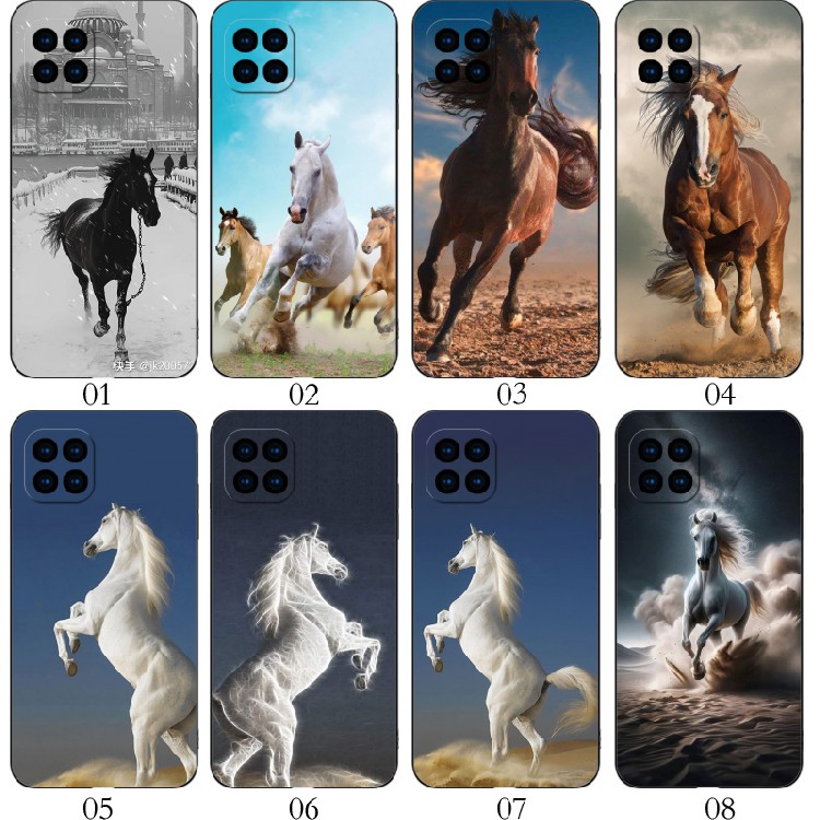 白马 骏马 适用 华为 nova8 SE/红米Note 13/7i/6/Pro+/K70/10A/9C/小米11/13/14/青春10/realme Q手机壳