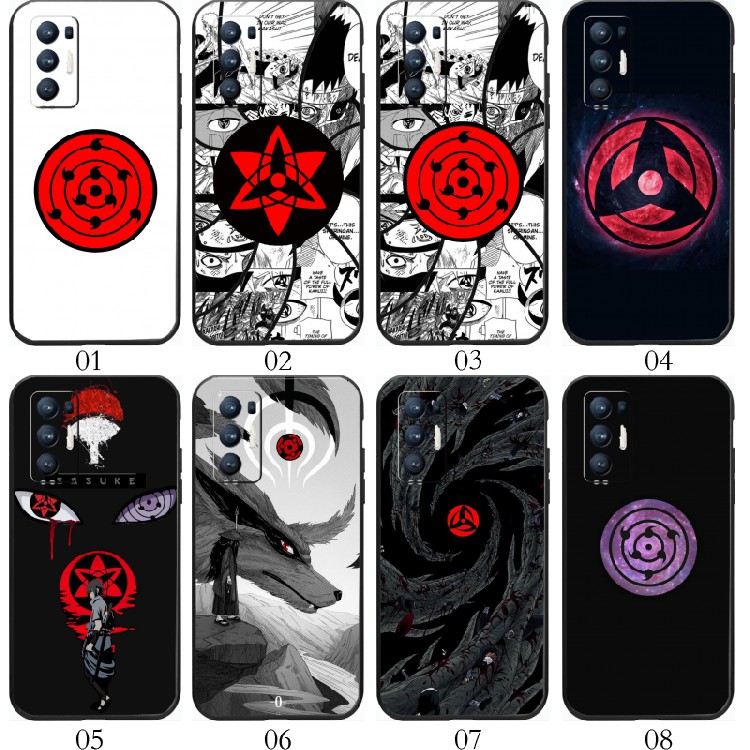 火影忍者写轮眼 适用 realme GT/闪速版/Neo/大师探索版/2T/一加 9/Pro/9R/RT/8T/Ace 2V/魅族18/Neo5手机壳