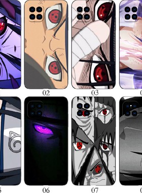 火影写轮眼 适用 OPPO A92/A53 5G/Reno4 SE/A72/A15/A35/realme/V13/V3/V11/V11S/Q3/Q3i/iPhone/viv手机壳