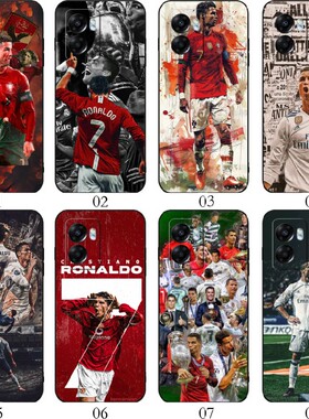 C罗 足球 适用 荣耀Play8T/OPPO Find X3/Play6T/Play7T/Pro/X5/OPPO K10x/K11x/K9x/A2x/A1x/A2m手机壳