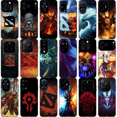 定制dota2 适用 华为 荣耀 V40轻奢版/X40i/X30 Max/X10/X50i Plus/X60i/X70i/X80i玻璃壳