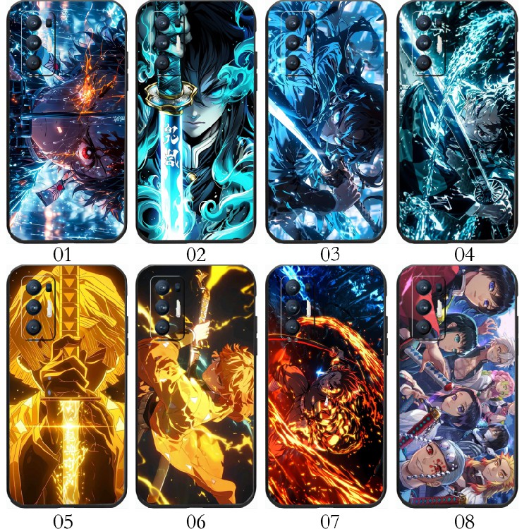 鬼灭之刃动漫 适用 iQOO Z6/Z5/5 SE/Neo 5S/Neo3/pro/Z3/Z1/U1/U1x/U3x/Z1x/小米10S/10至尊/realme手机壳