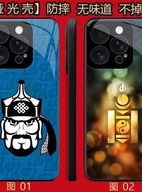 蒙古族 适用 realme 真我GT7/一加 10/neo 7/GT8/11/12/13/13T/15/一加ACE 2/2/3/5Pro/Plus哑光壳