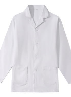 厨师服餐饮后厨学校食堂烘焙秋冬夏款白大褂食品厂工作服女西装领