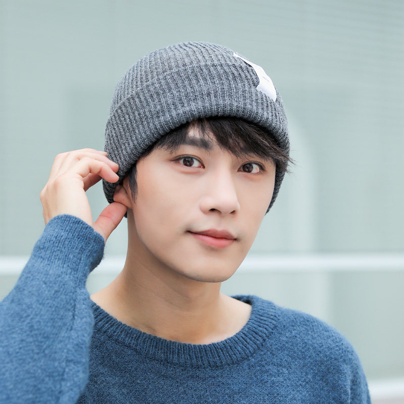 套头帽子男士冬季保暖毛线帽针织帽护耳帽冷帽男潮加厚防风防寒帽