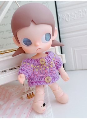 仅售衣服Zsiga向往之处娃衣1/8可动玩偶嘎子姐紫色毛衣帽子装扮