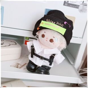 帽 皮裤 10cm 15cm棉花娃娃周可可捶捶体未定官娃浮梦娃衣冷酷衬衫