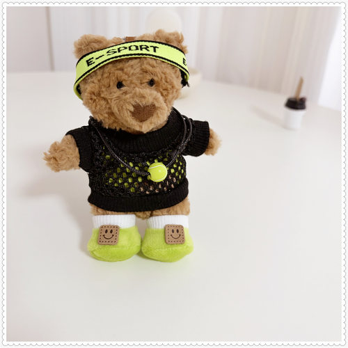 仅衣服】jellycat巴塞罗熊包包挂饰钥匙扣12厘米娃衣小熊挂件裙子