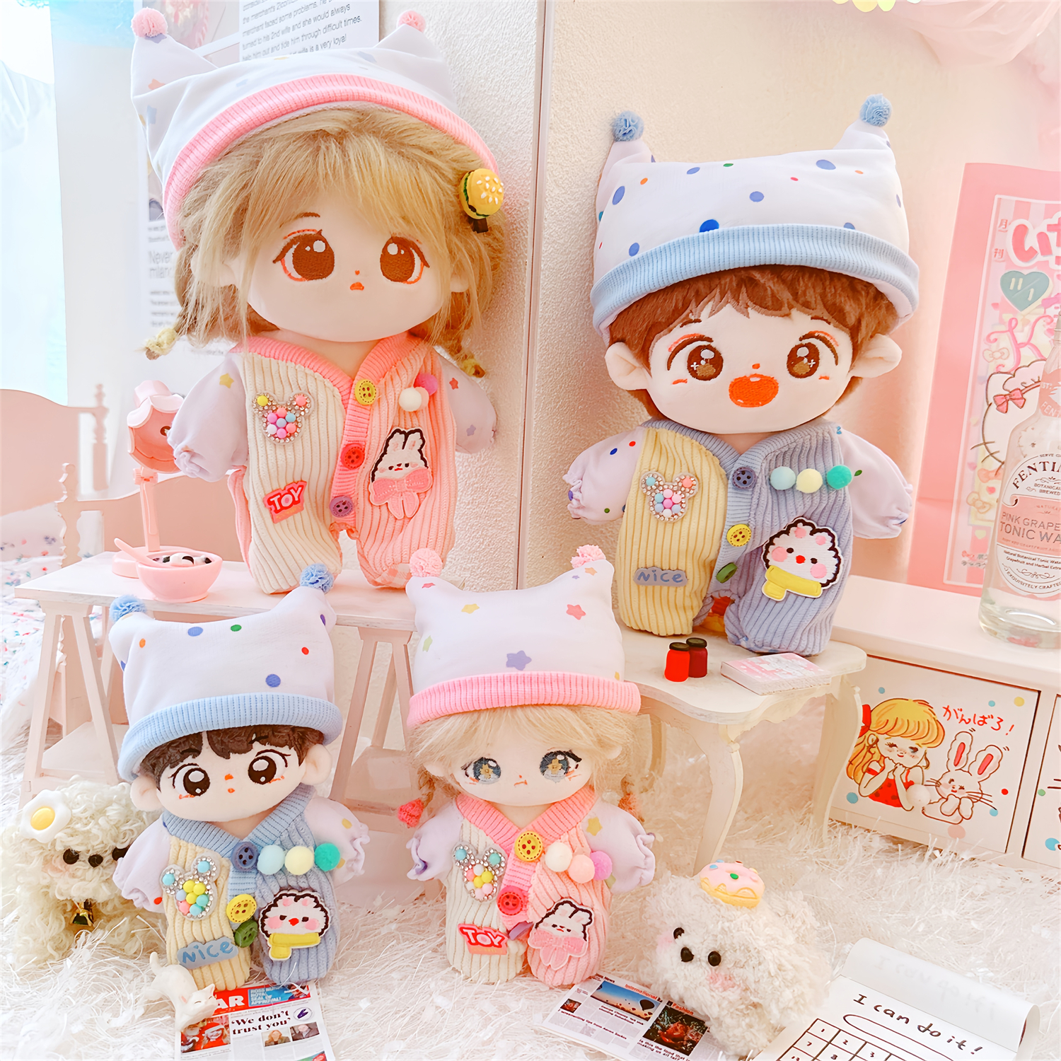 月亮公仔啾啾乐园爬爬服