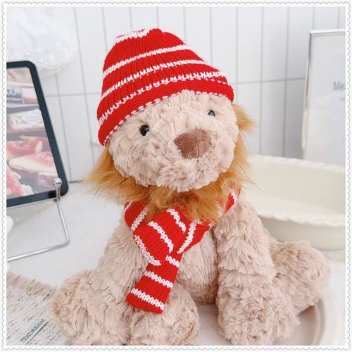 【仅衣服】jellycat波浪毛狮子娃衣23cm小狮子毛绒玩具围巾帽子