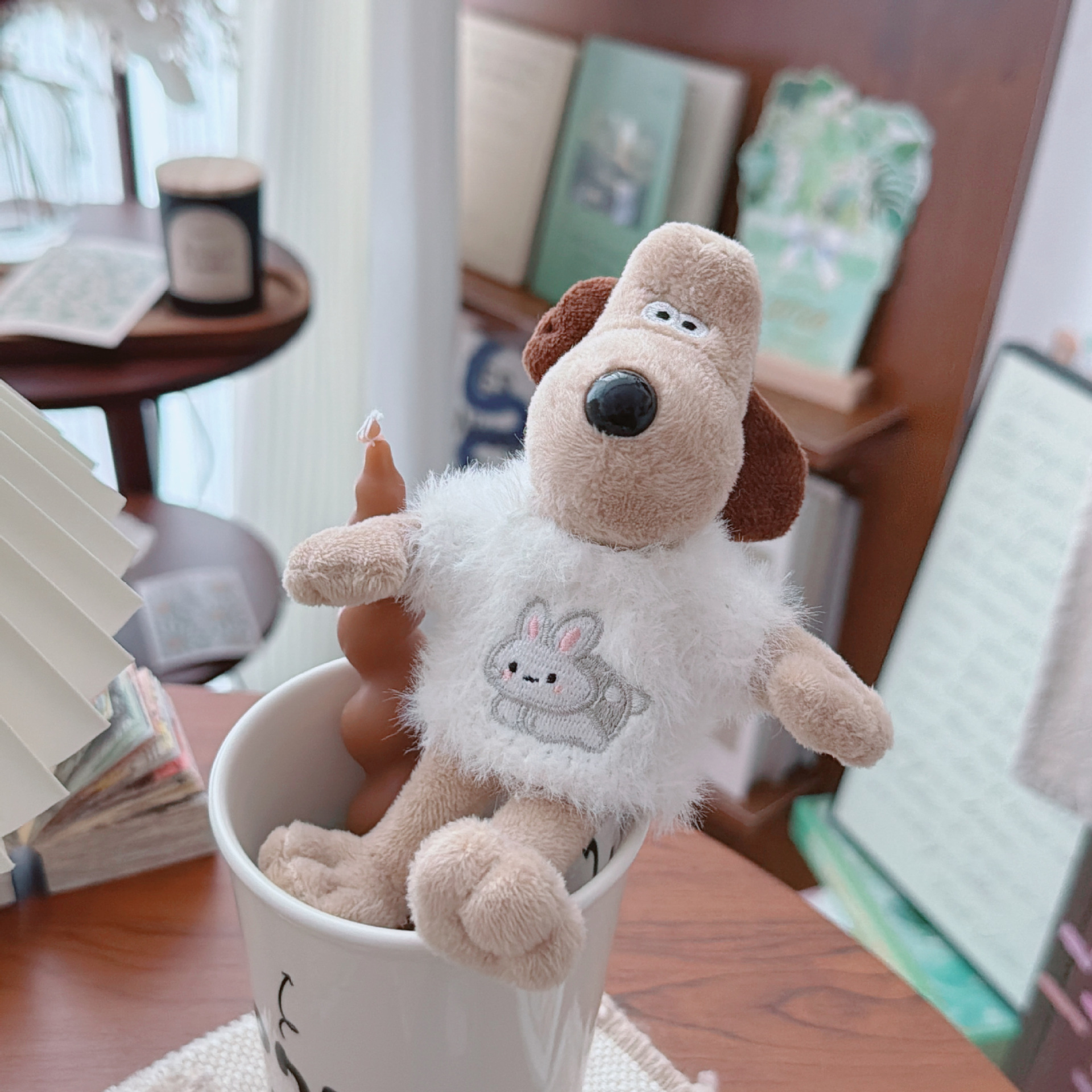 仅售衣服】10厘米娃衣掌门狗换装娃衣飞行员狗毛衣公仔玩偶衣服