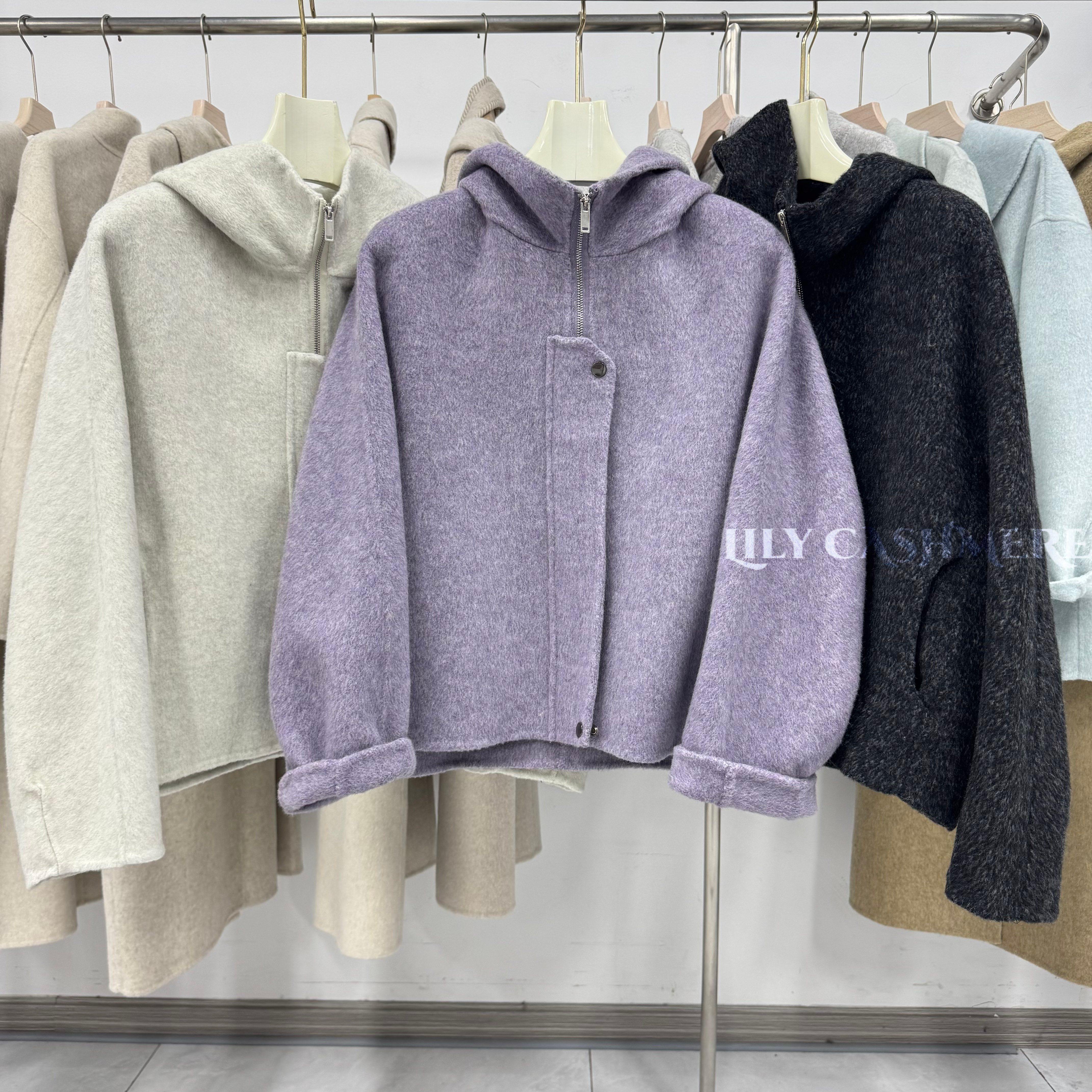 2025年秋冬新款韩系双面羊毛大衣女短款小个子宽松显瘦羊毛呢外套,女装/女士精品,毛呢外套,淘宝优惠券,粉丝福利购,淘宝优惠卷