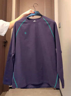 美式哈苏线紫色速干衣长