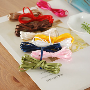 可穿花边的细缎带 手工材料好质量缎带 3mm饰带 1元2米