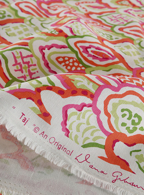 外单出口美国官网面料STROHEIM艺术家居手工沙发窗帘纯棉帆布布料