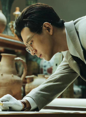 上野眼镜 韩国ACCRUE  HALSMAN 李现同款复古圆框近视眼镜框架