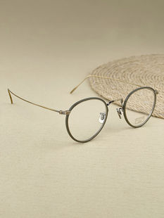日本正品 手工制造超轻纯钛小框近视眼镜框717W EYEVAN7285明星同款