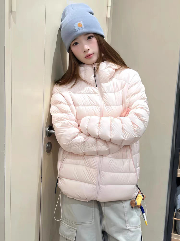 WORK2026新款羽绒服女短款连帽加厚白鸭绒韩系轻薄开衫内胆外套,女装/女士精品,羽绒服,淘宝优惠券,粉丝福利购,淘宝优惠卷