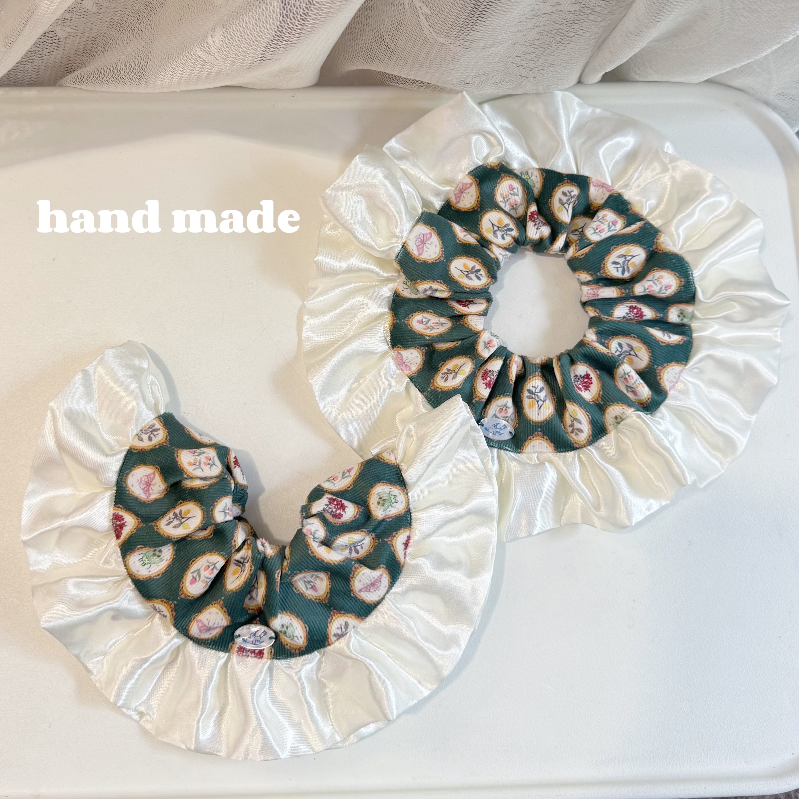 法式复古宠物长毛猫狗围兜布偶博美防脏口水巾猫咪狗围嘴保暖围巾