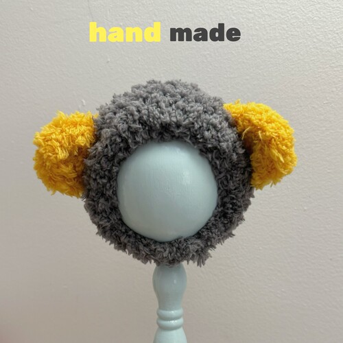 猫狗保暖撞色帽子宠物可爱毛绒帽子头套德文无毛冬季厚帽拍照头饰