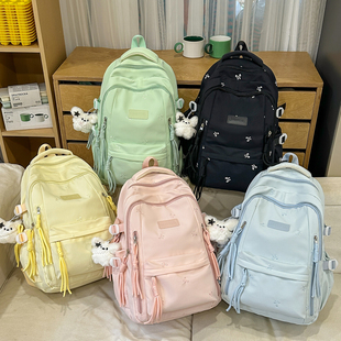 小学生书包初中生女生高中生高颜值ins韩系双肩包大容量旅行背包