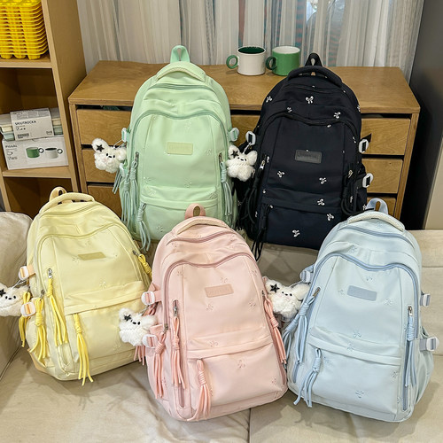 小学生书包初中生女生高中生高颜值ins韩系双肩包大容量旅行背包