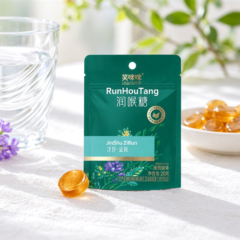 笑咪咪润喉糖草本清凉舒爽植物萃取换季常备官方正品袋装