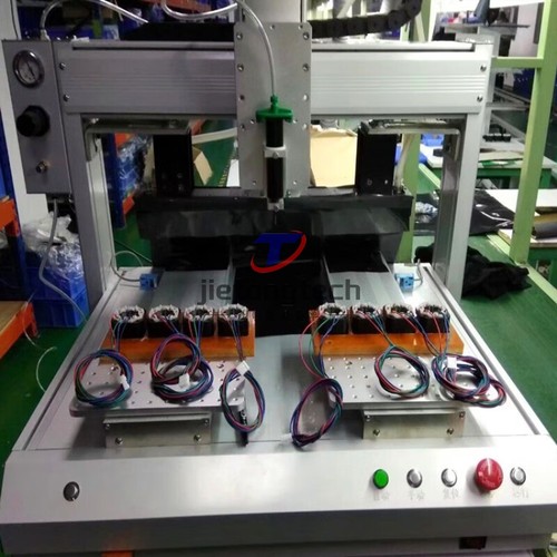 东莞点胶机机械全自动UV胶一体机双平台马达UV点胶机数据线打胶机